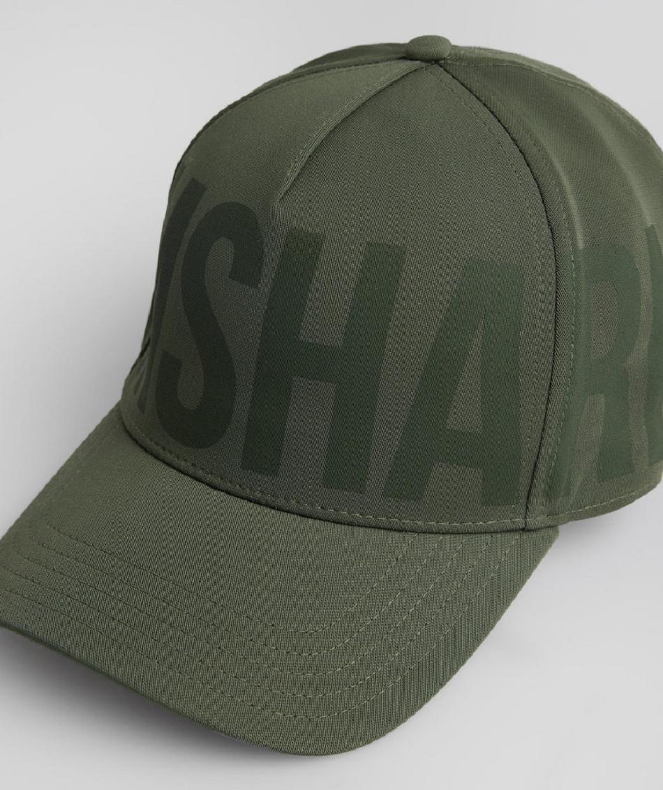 Sombreros Gymshark Logo Hombre Verde Oliva | CO 4022YXF